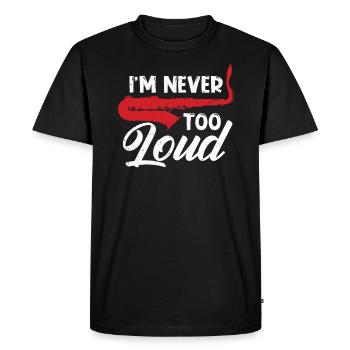 Saxophone - Men's Premium Organic T-Shirt - black - Front - Nico (187cm)