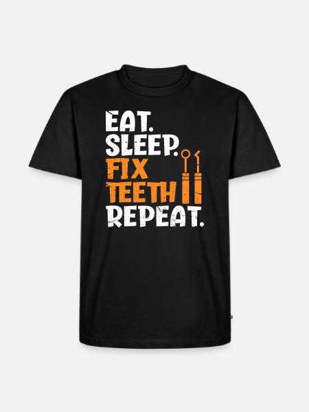 dentist - Men's Premium Organic T-Shirt - black