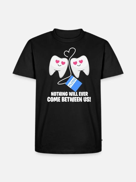 teeth - Men's Premium Organic T-Shirt - black