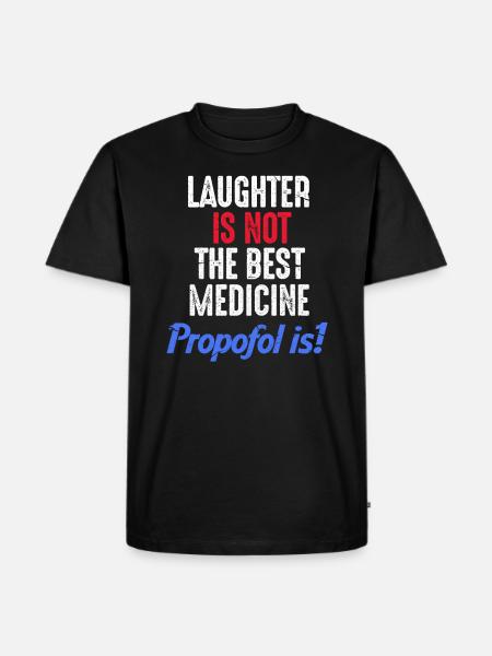 Propofol medicine anesthesia gift - Men's Premium Organic T-Shirt - black