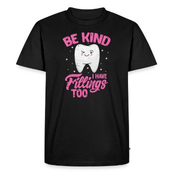 Dentiste Dentiste Dentiste Cadeau De Dentiste - T-shirt Premium bio Homme - noir - Devant - Nico (187cm)