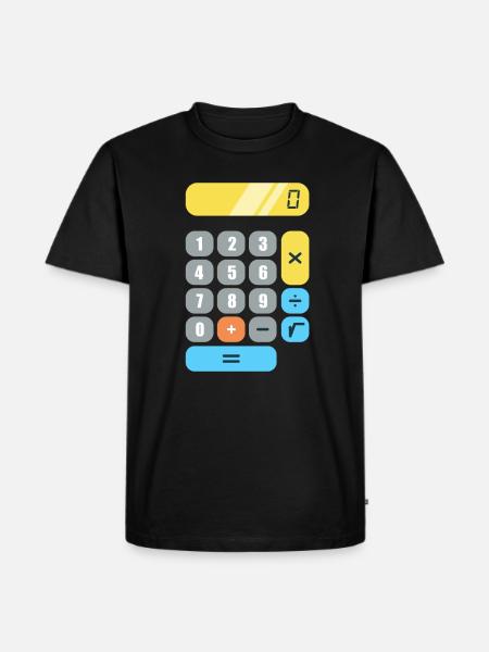 math - T-shirt Premium bio Homme - noir