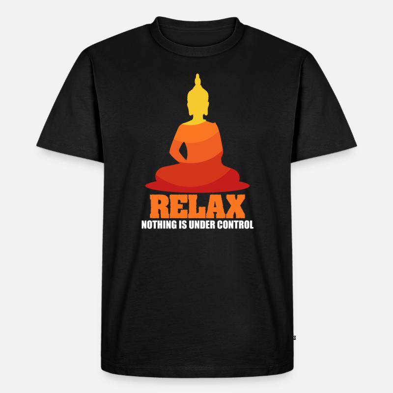 Buddhismus - Männer Premium Bio T-Shirt - Schwarz