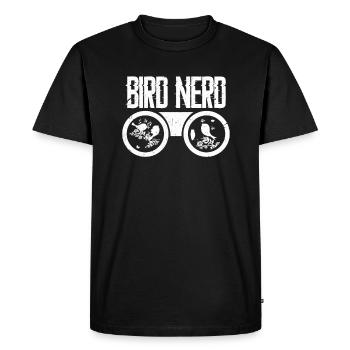 Oiseaux Observer - T-shirt Premium bio Homme - noir - Devant - Nico (187cm)