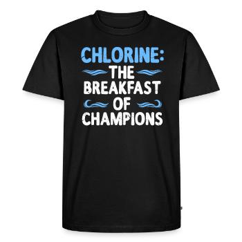 natation - T-shirt Premium bio Homme - noir - Devant - Nico (187cm)