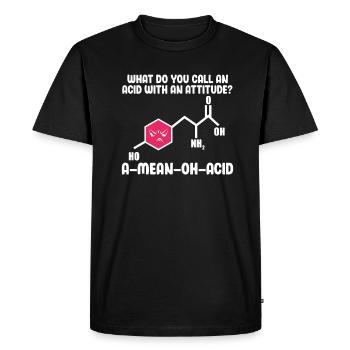 Chemie Wissenschaft Physik Science Labor Geschenk - Männer Premium Bio T-Shirt - Schwarz - Vorne - Nico (187cm)