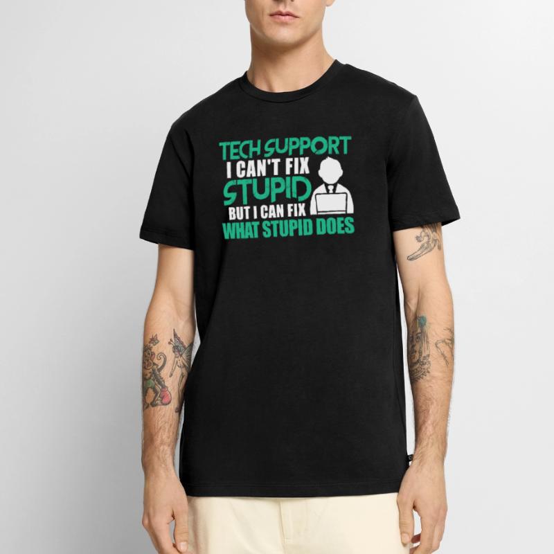 Support technique programmeur informatique T-shirt Premium bio Homme