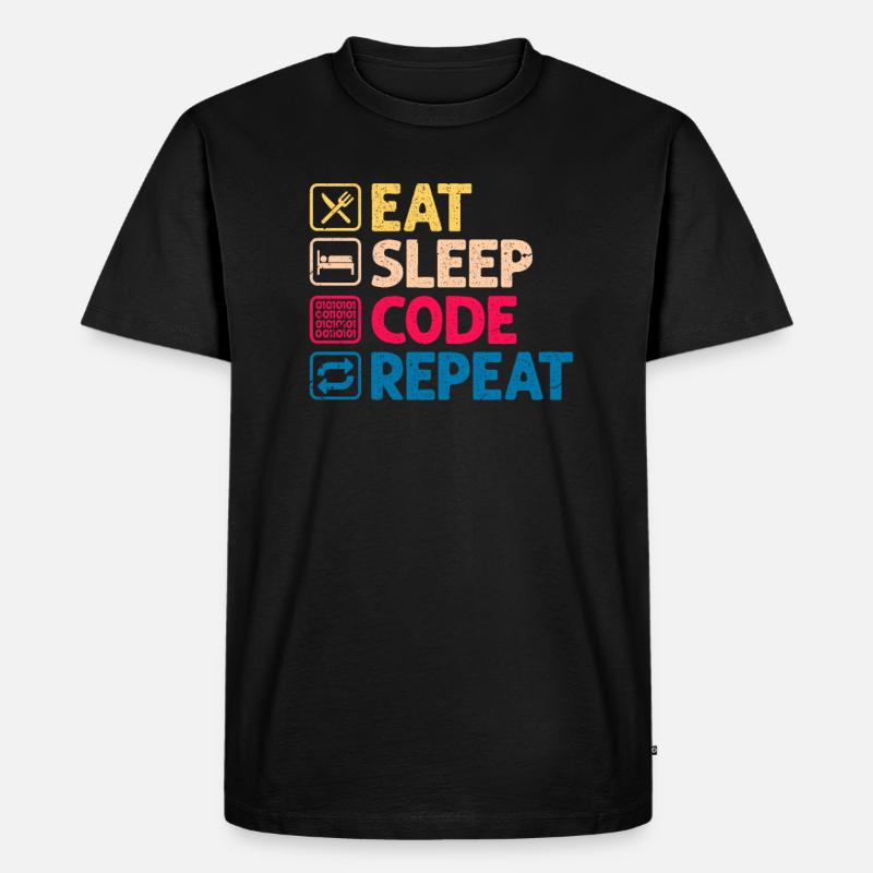 Programmierer - Männer Premium Bio T-Shirt - Schwarz