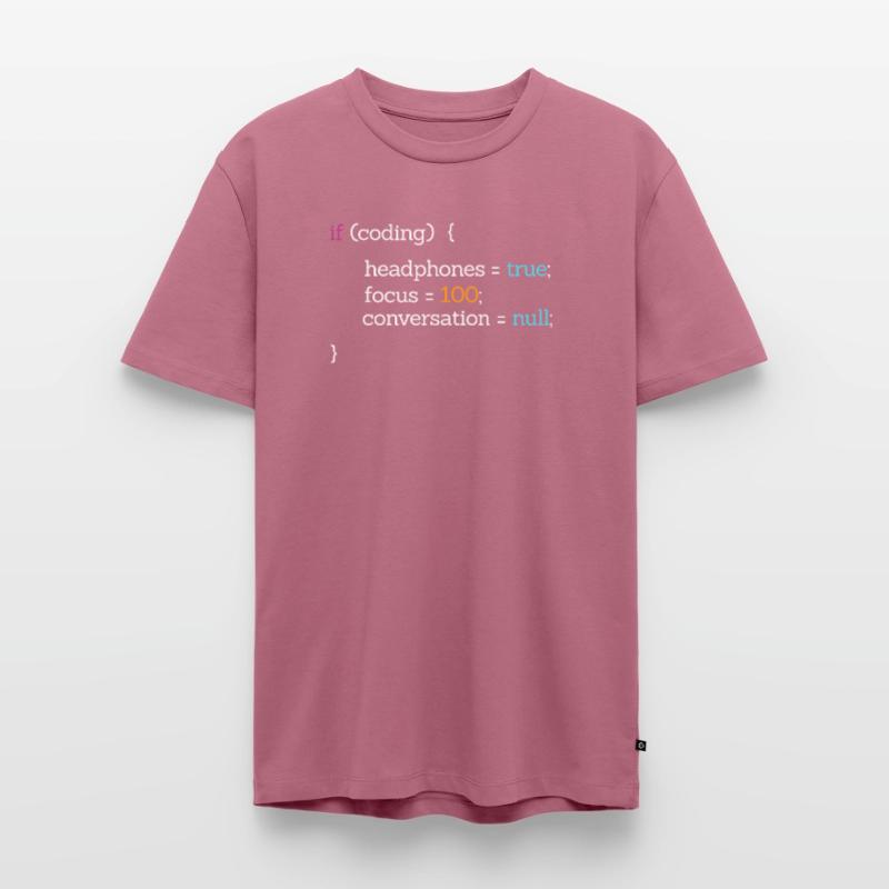 Coder Männer Premium Bio T-Shirt