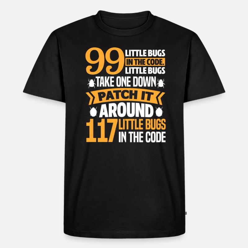 Programmeur code cadeau codeur informatique - T-shirt Premium bio Homme - noir