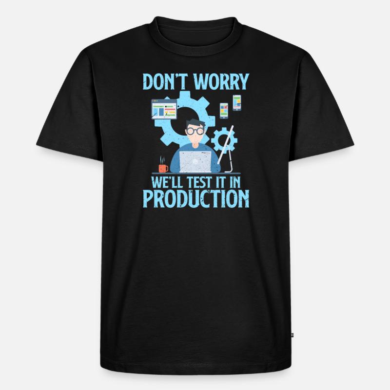 Programmierer - Männer Premium Bio T-Shirt - Schwarz