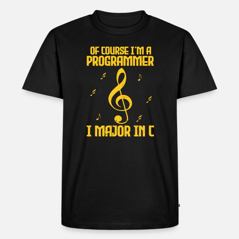 Programmierer - Männer Premium Bio T-Shirt - Schwarz