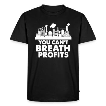 préservation - T-shirt Premium bio Homme - noir - Devant - Nico (187cm)