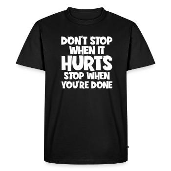 aptitude - T-shirt Premium bio Homme - noir - Devant - Nico (187cm)