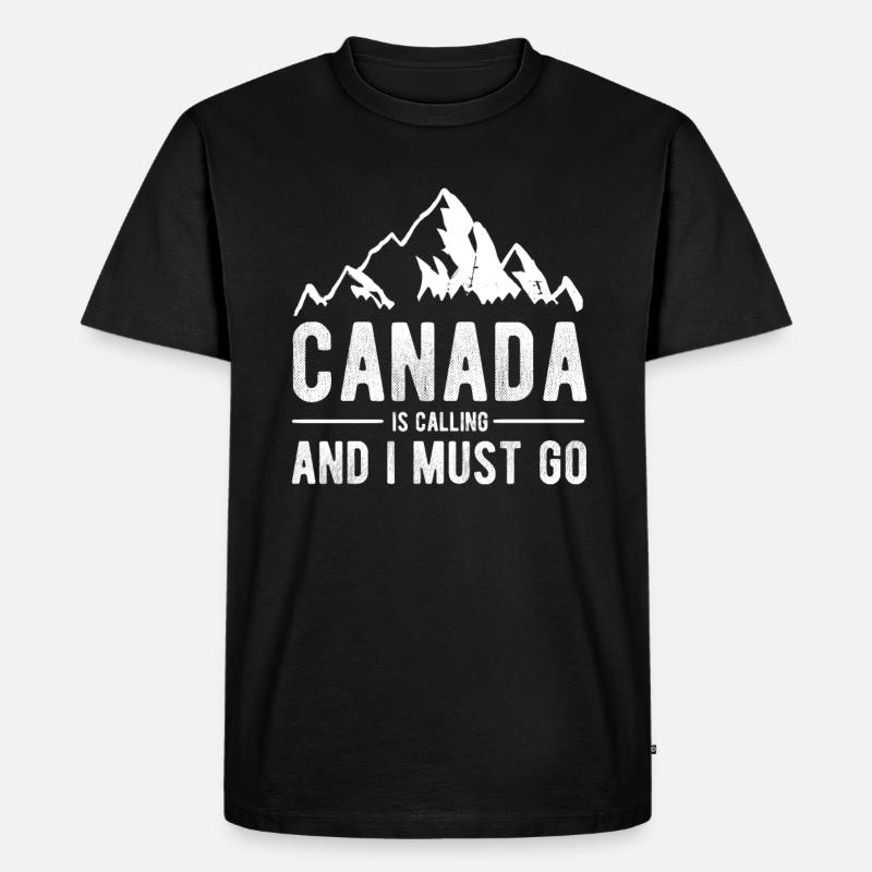 Canada Is Calling - T-shirt Premium bio Homme - noir