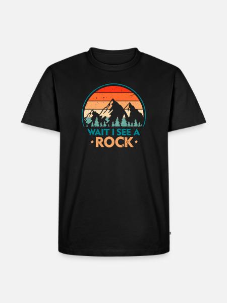 Geology - Men's Premium Organic T-Shirt - black