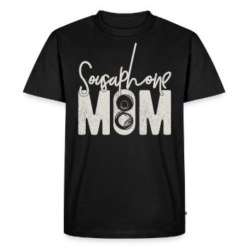 Sousaphone Mom - Drôle de fanfare Cadeau de maman - T-shirt Premium bio Homme - noir - Devant - Nico (187cm)