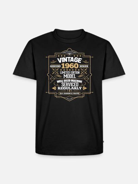 Millésime 1960 - T-shirt Premium bio Homme - noir