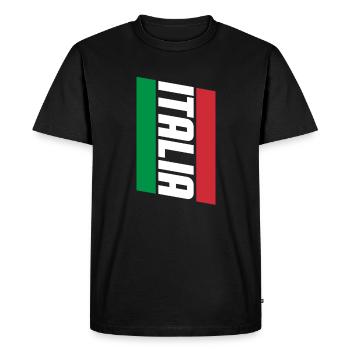 Italie - T-shirt Premium bio Homme - noir - Devant - Nico (187cm)
