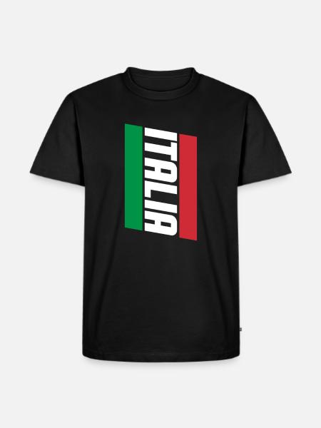 Italy - Men's Premium Organic T-Shirt - black