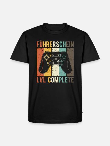 Führerschein Prüfung Bestanden - Männer Premium Bio T-Shirt - Schwarz