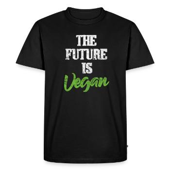 Cadeau de vaganisme vegan vegan vegan - T-shirt Premium bio Homme - noir - Devant - Nico (187cm)