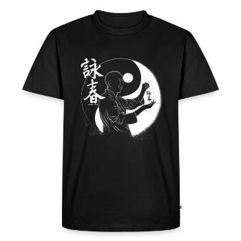 WingTsun Kung Fu - T-shirt Premium bio Homme - noir - Devant - Nico (187cm)