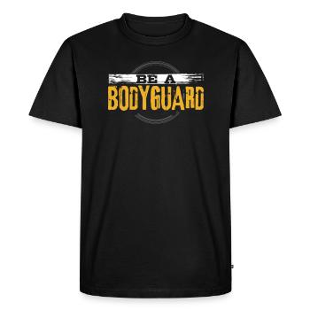 Cadeau de garde du corps Soyez un garde du corps - T-shirt Premium bio Homme - noir - Devant - Nico (187cm)