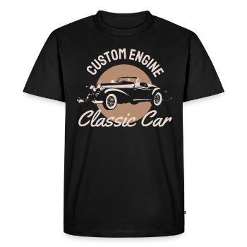 Classic car - Men's Premium Organic T-Shirt - black - Front - Nico (187cm)