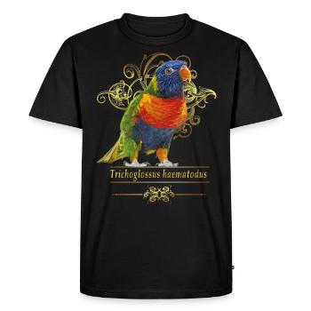 Lori - Men's Premium Organic T-Shirt - black - Front - Nico (187cm)