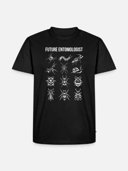 Future Entomologist Gift Entomology - Men's Premium Organic T-Shirt - black