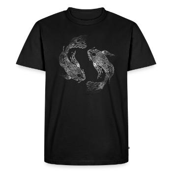 Koi poisson japonais cadeau - T-shirt Premium bio Homme - noir - Devant - Nico (187cm)