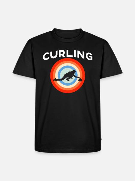 Curling Gift - Men's Premium Organic T-Shirt - black