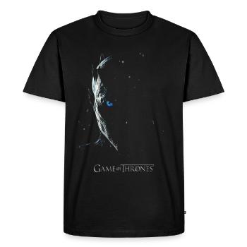 Game Of Thrones Night King Nachtkönig - Männer Premium Bio T-Shirt - Schwarz - Vorne - Nico (187cm)