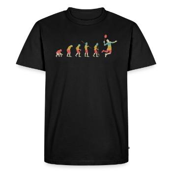 Evolution Badminton Badminton Joueur Cadeau - T-shirt Premium bio Homme - noir - Devant - Nico (187cm)