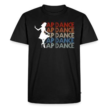 Tap Dance Tap Dance Gift - Men's Premium Organic T-Shirt - black - Front - Nico (187cm)