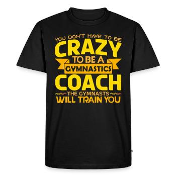 Gymnastics Coach | Gift coach Gymnastics Le Meil - Men's Premium Organic T-Shirt - black - Front - Nico (187cm)