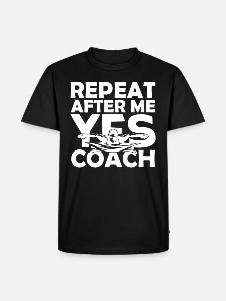 Coach Natation | Cadeau coach Natation Le Meilleur - T-shirt Premium bio Homme - noir