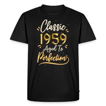 Anniversaire 1959 cadeau 1959 Classic 1959 - T-shirt Premium bio Homme - noir - Devant - Nico (187cm)