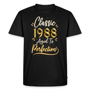 Anniversaire 1988 cadeau 1988 Classic 1988 - T-shirt Premium bio Homme - noir - Devant - Nico (187cm)