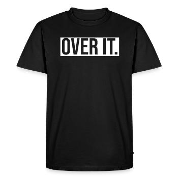 C’est drôle, à ce sujet. Sarcastique - T-shirt Premium bio Homme - noir - Devant - Nico (187cm)