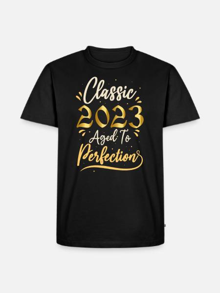 Fødselsdag 2023 gave 2023 Classic 2023 - Herre Premium økologisk T-shirt - sort