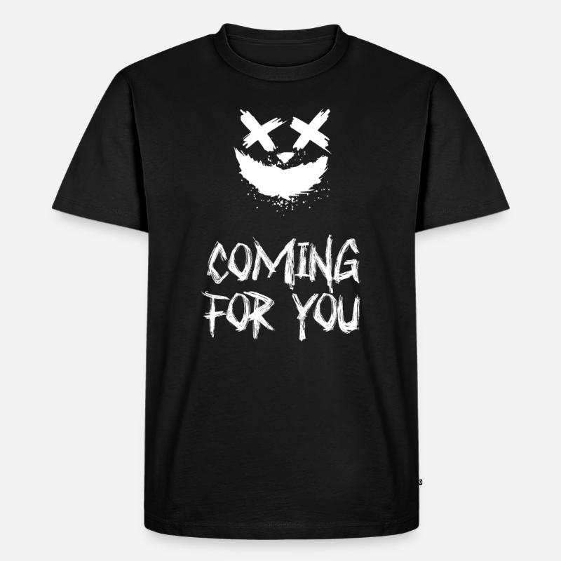 Venir pour vous – Effrayant - T-shirt Premium bio Homme - noir