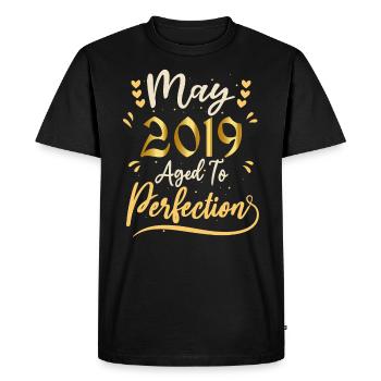 May 2019 May anniversary May 2019 - Men's Premium Organic T-Shirt - black - Front - Nico (187cm)