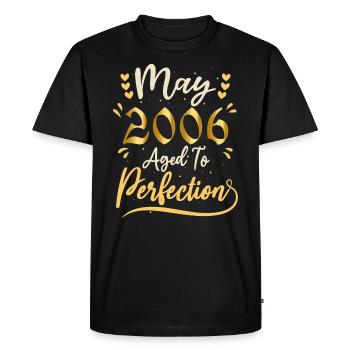 May 2006 May anniversary May 2006 - Men's Premium Organic T-Shirt - black - Front - Nico (187cm)