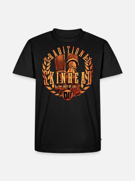 Unique Oi Skinhead - T-shirt Premium bio Homme - noir