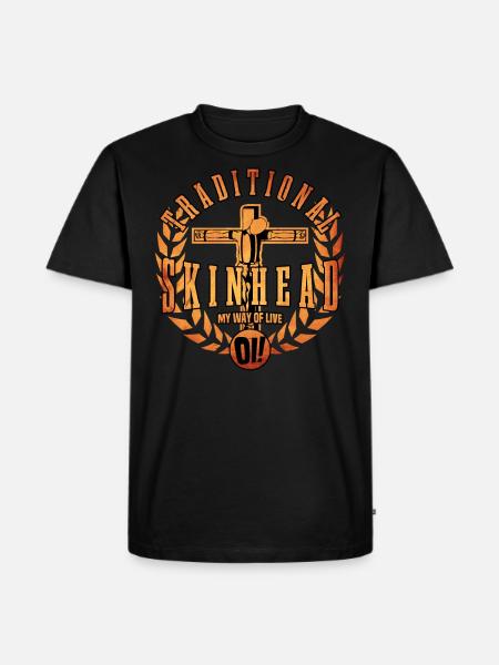Unique Oi Skinhead - T-shirt Premium bio Homme - noir
