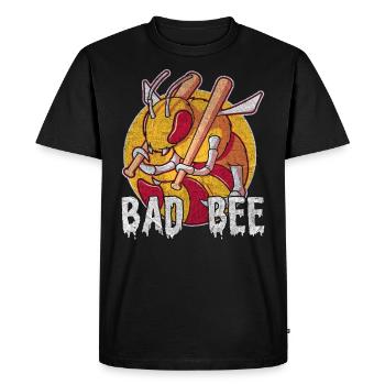 Tenue amusante pour les amoureux des abeilles - T-shirt Premium bio Homme - noir - Devant - Nico (187cm)