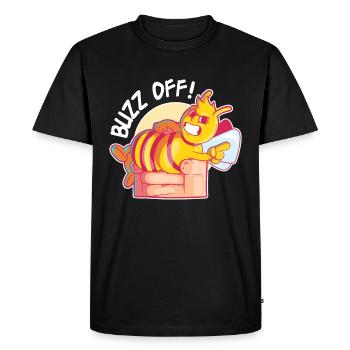 Tenue amusante pour les amoureux des abeilles - T-shirt Premium bio Homme - noir - Devant - Nico (187cm)