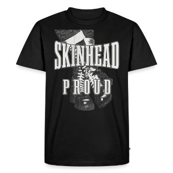 Oi Skinhead - Men's Premium Organic T-Shirt - black - Front - Nico (187cm)